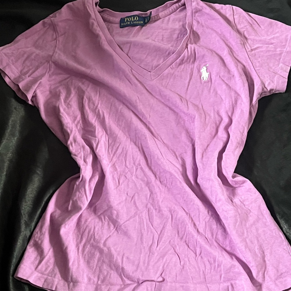 Ralph Lauren Pink Fitted Short Sleeve T-Shirt
